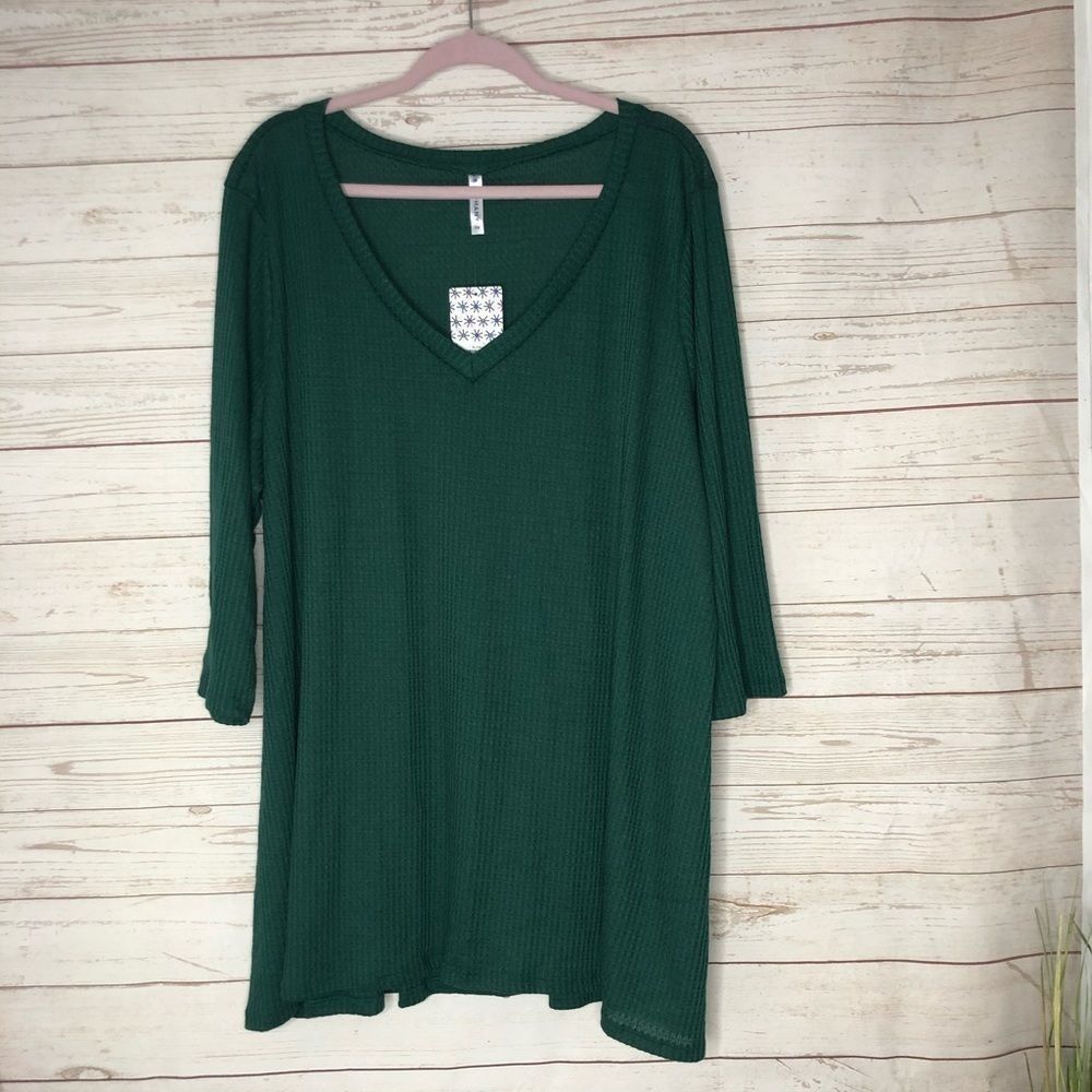 Piphany Eliza waffle knit tunic sz3x